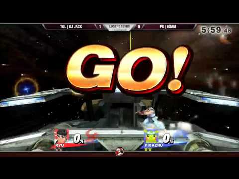 VS Weekly 8/18/16 - Losers Semis -  DJ Jack (Ryu) vs. Esam (Mewtwo/Pikachu) - Smash 4