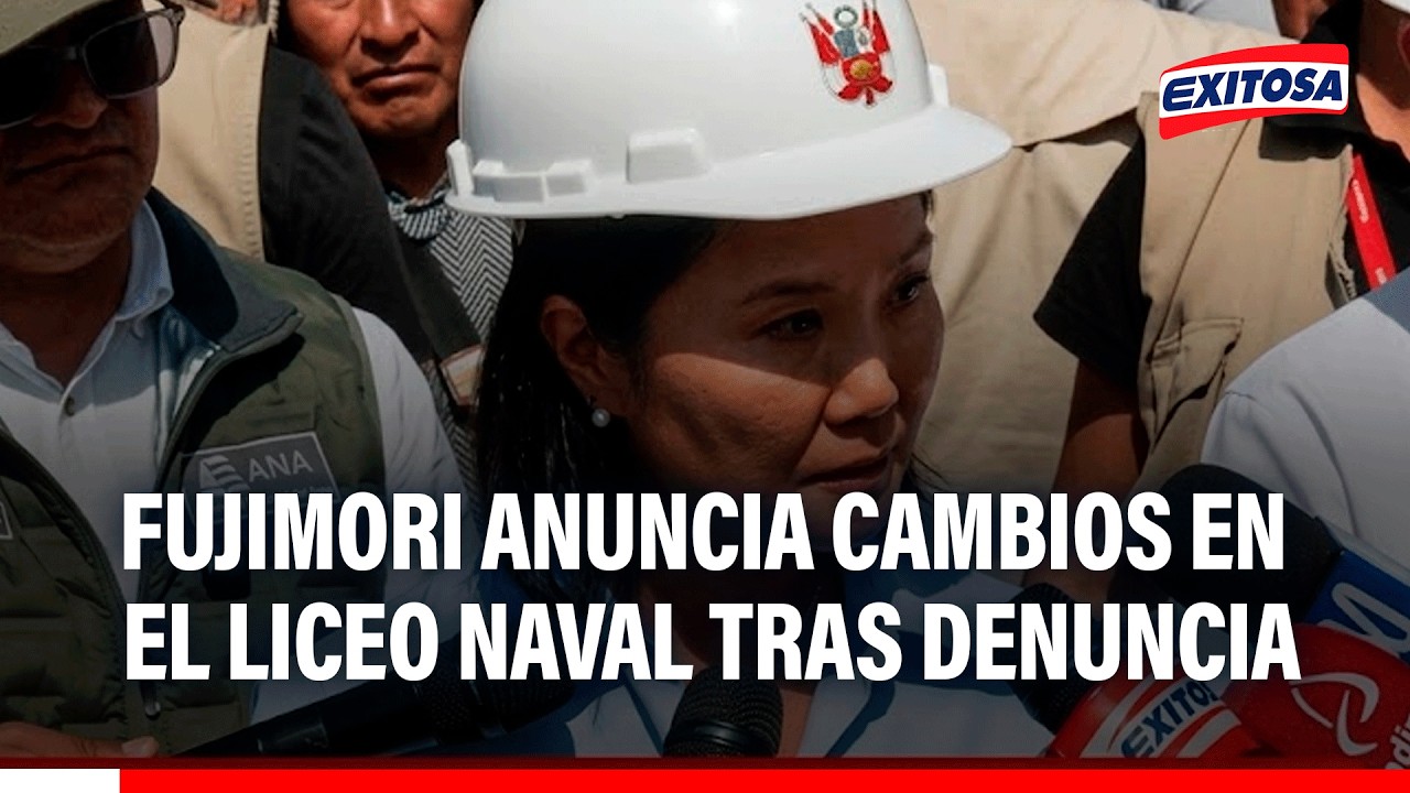 🔴🔵 Presidenta Fujimori anuncia cambios en el Liceo Naval tras denuncia