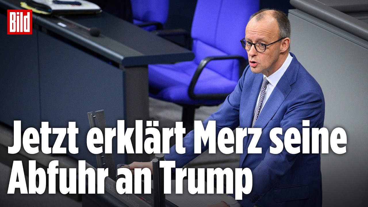 🔴 REGIERUNGSERKLÄRUNG: Merz zum Iran, Benzin-Schock und Trump | BILD LIVE