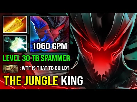 That is How a 11K MMR Terrorblade Spammer Jungle to Get 1060 GPM with Radiance + Mjollnir Dota 2