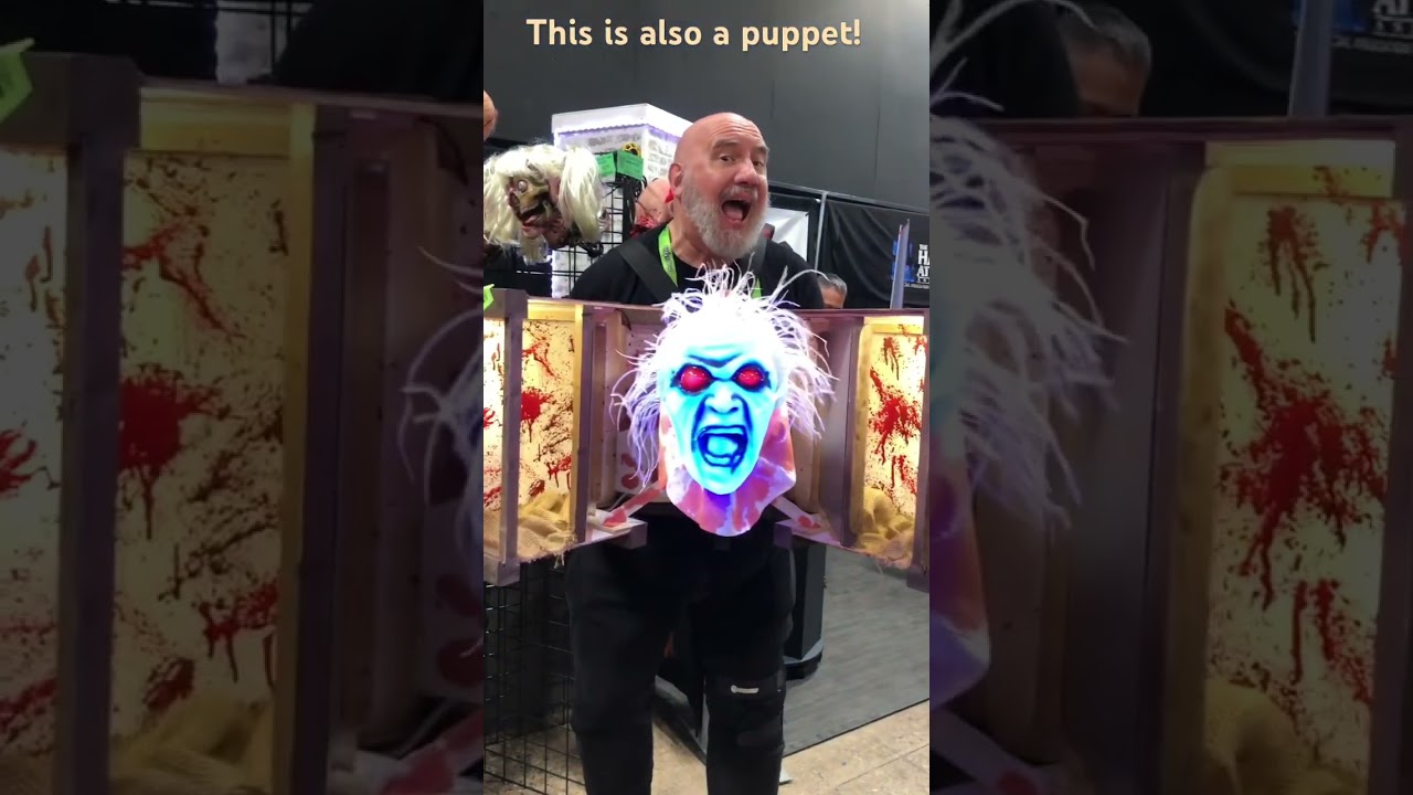 Another amazing puppet from VFXcreates.com at the ECHC #halloween #puppets #transworld