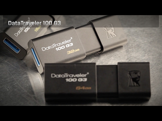 Video Teaser für USB Flash Drives - DataTraveler 100 G3 - Kingston Technology