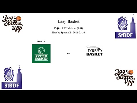 Skuru Basket (P04) mot Tyresö Basket - EB - 2016-01-30