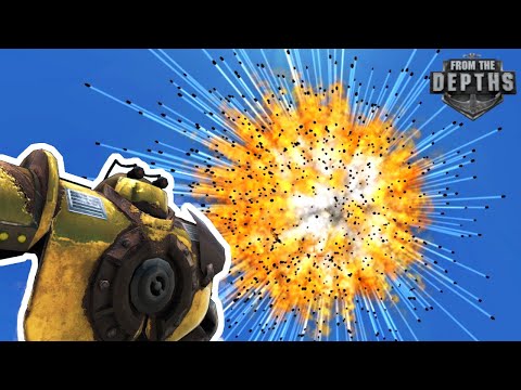 I had a bad day so I fired ALL the Missiles!! | From The Depths | Weapon Testing