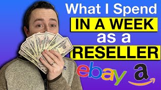 What I Spend in a Week as a 28 Year Old Reseller