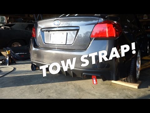 DIY Sparco Racing Tow Strap for 2015 Subaru WRX!