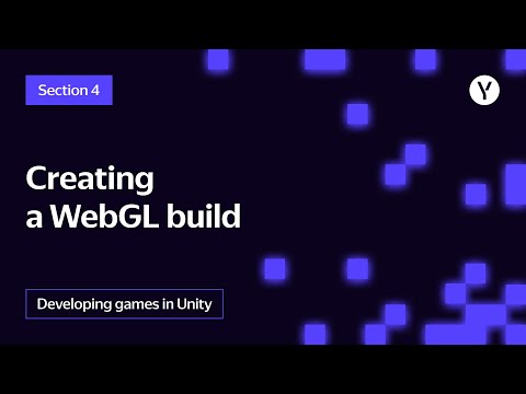 Creating a WebGL build