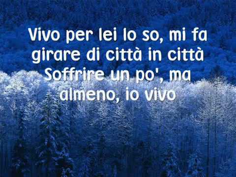 Vivo Per Lei Con letra