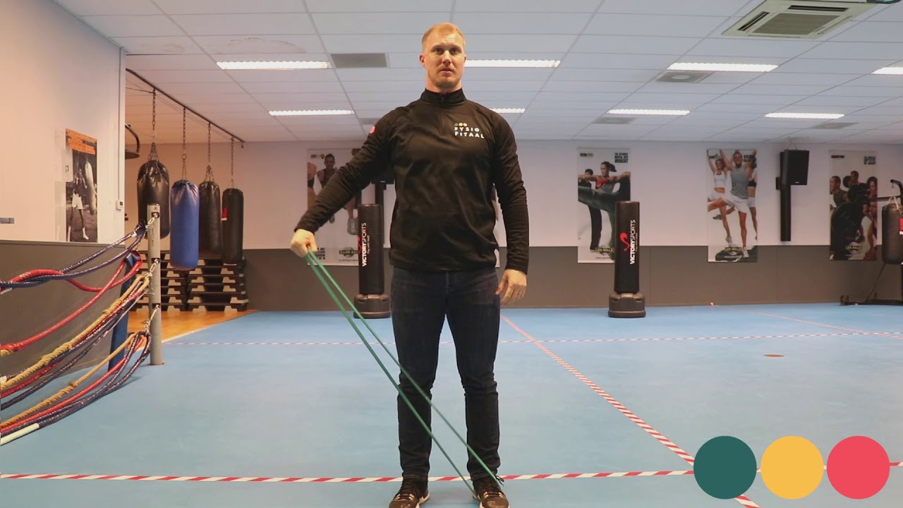 Video thumbnail: Abductie schouder (dynaband) — instructievideo