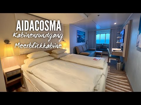 AIDAcosma: Meerblick Kabine 4255 - Rundgang