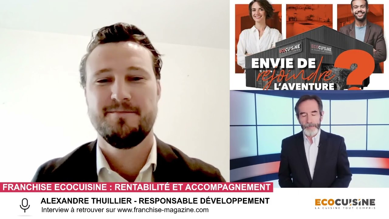 « L’interview vidéo des franchiseurs » Alexandre Thuillier, Ecocuisine nous présente l&rsquo;enseigne