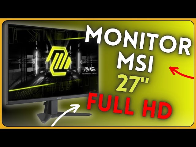 Vídeo relacionado con MSI mag 275QF Monitor Gaming Plano WQHD (2560x1440) Panel IPS rápido¡, 180Hz / 0.5 m (GtG, mín.), 1 ms (MPRT) 16:9, HDR Ready, 300 nits, Negro