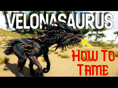 How To PROPERLY Tame A Velonosaur On Ark Genesis Part 2