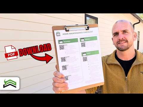 Ultimate Homeowners Maintenance Checklist | This Will Save You $1,000's