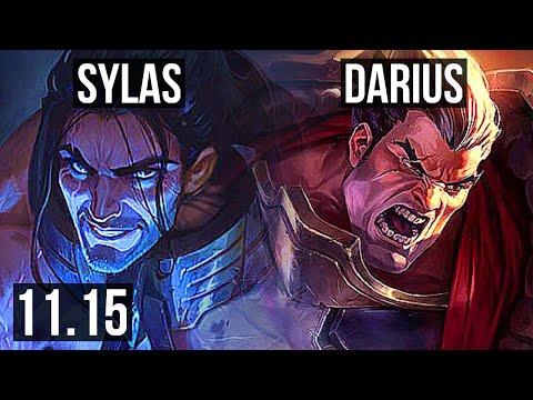 SYLAS vs DARIUS (TOP) | 10/0/1, 9 solo kills, 70% winrate, Legendary | EUW Master | v11.15
