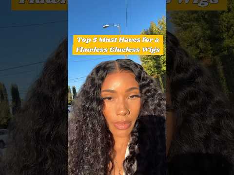 🔝5️⃣ Must Haves for a glueless wig install! #wiginstall #gluelesswigs #musthaves