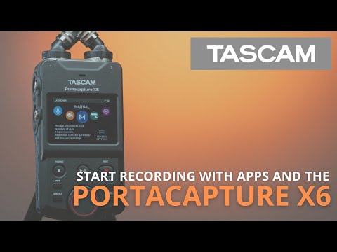 TASCAM Portacapture X6 32-bit 6-Channel Multitrack Field TASCAM Portacapture X6 32-bit 6-Channel Multitrack Field