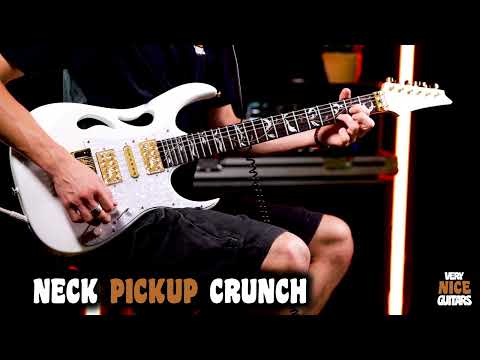 Ibanez PIA (Paradise In Art) Stallion White -  Demo by Very Nice Guitars!
