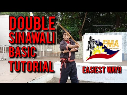 DOUBLE SINAWALI BASIC TUTORIAL | EASIEST WAY -  ARNIS