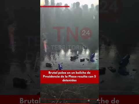 Brutal pelea en un boliche de Presidencia de la Plaza resulta con 5 detenidos