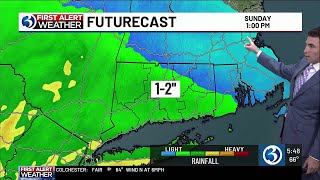 FORECAST: Periods of rain for part of the holiday weekend prompt a First Alert Weather Day