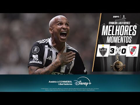 Gols e lances de Atlético Mineiro x River Plate