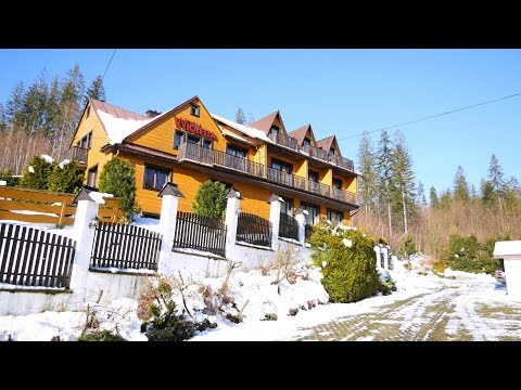 Noclegi Wisła 🛏️ WILLA WIOLETTA ZIMĄ ☃️ _ okiem DRONA