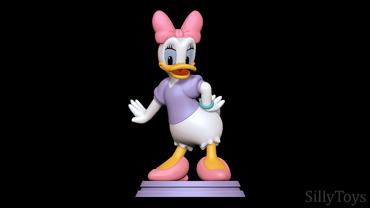 Daisy Duck 3D printmodel