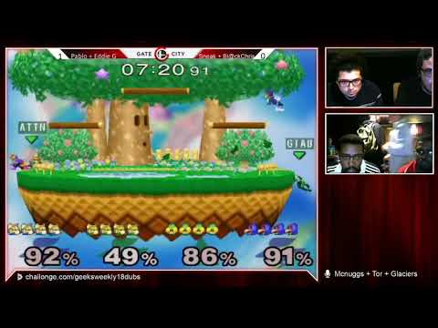 Geeksboro Melee Weekly 18 - Pablo + Eddie G vs Red Panda Sneak + Bl@ckChris