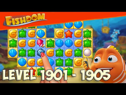Fishdom level 1901 - 1905 HD