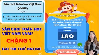 VNMF Vietnam Math Playground Grade 2 - STAGE 1 - Starting the online mock test - Ms. Hao #stage 1