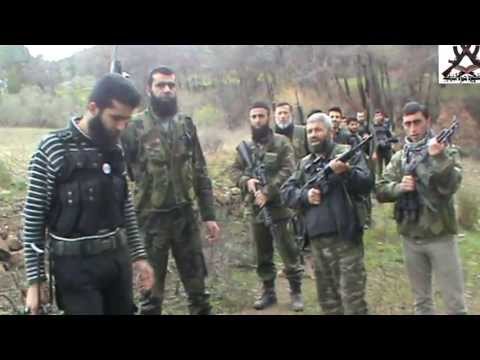 استعدادات وانطلاق مقاتلي لواء حمزة الخطيب لبدء معركة السيطرة على بيت فارس في ريف اللاذقية