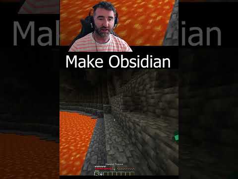Minecraft 1.20: How to Make Obsidian in Minecraft.