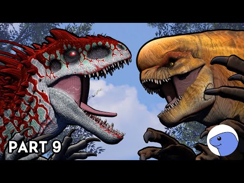 Indominus Rex (Lv. 40) vs Distortus Rex | Animation (Part 9)