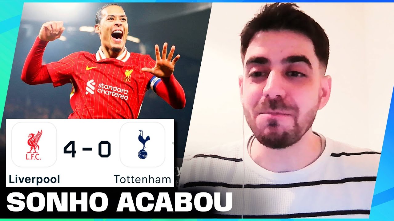 PASSEIO. | Liverpool 4-0 Tottenham 🔴🐓