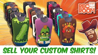 How To Sell Custom Shirts | Official Rec Room Guide