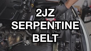 2JZ-GE/GTE Serpentine Belt Change