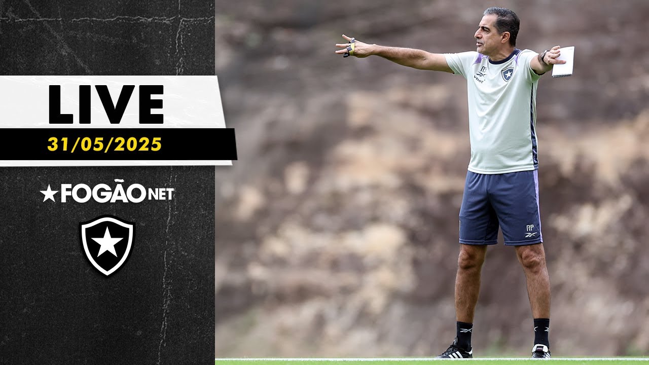 LIVE | Botafogo faz ajuste final para encarar o Santos no Brasileirão 2025