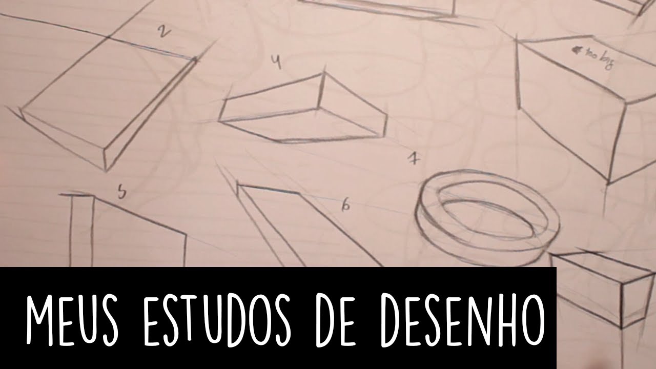 Como faço ESTUDO DE DESENHO atualmente
