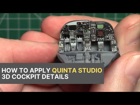 How to apply Quinta Studio 3D cockpit details