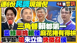 國民黨跳過侯徵召郭台銘？賴清德負面聲量低