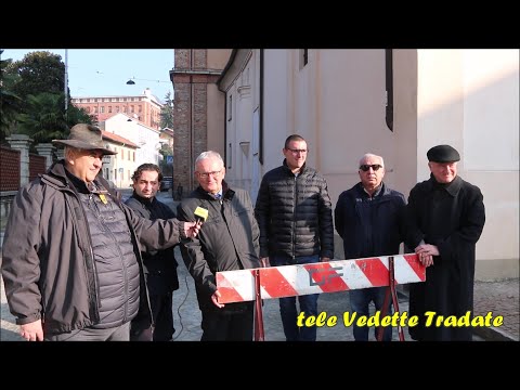 TELE VEDETTE TRADATE - RIAPERTA LA VIA S.STEFANO A TRADATE