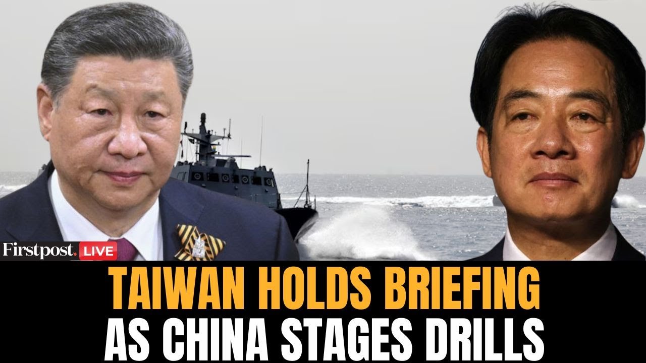 LIVE: Taiwan's Defence Ministry Holds Briefing as Chinese Military Conducts Drills Around Taiwan