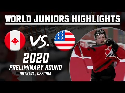 Canada vs. United States | 2020 WJC Preliminary Round | Extended Highlights
