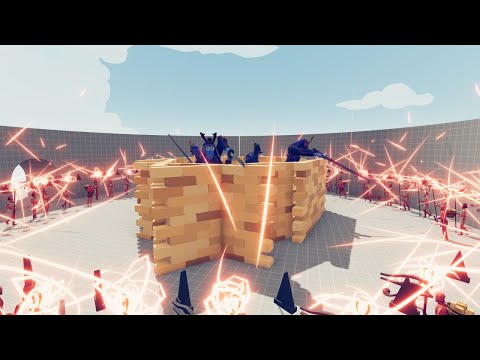 TRAP + SUN - Architect And Queen vs Every units - | TABS - Totally Accurate Battle Simulator
