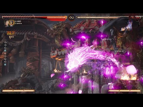 MK1 Li Mei/Scorpion 61% 1 Bar Combo