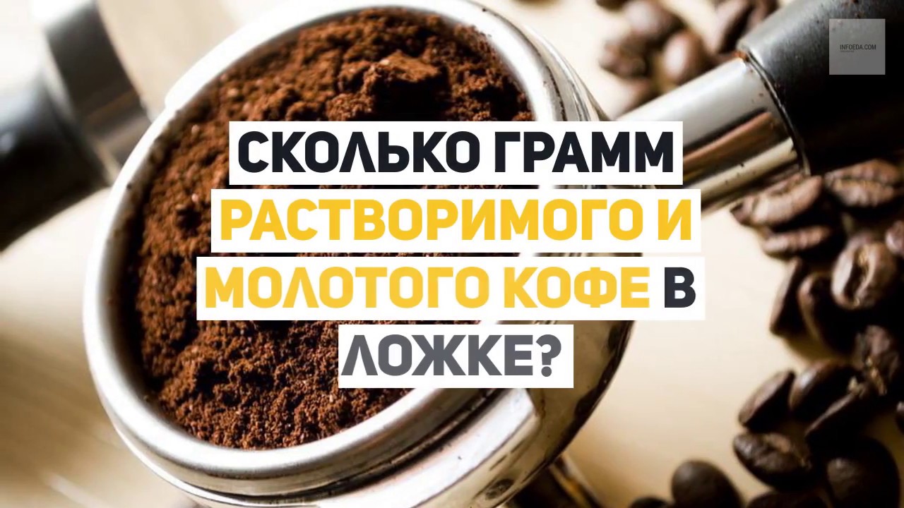Смотреть сколько грамм молотого кофе в чайной ложке сейчас сколько грамм молотого кофе в чайной ложке