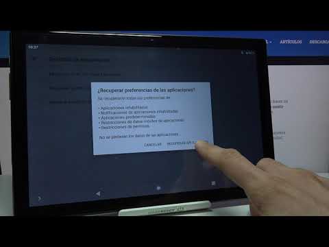 Cómo restablecer ajustes de aplicaciones en TECLAST P20HD - configuración de apps