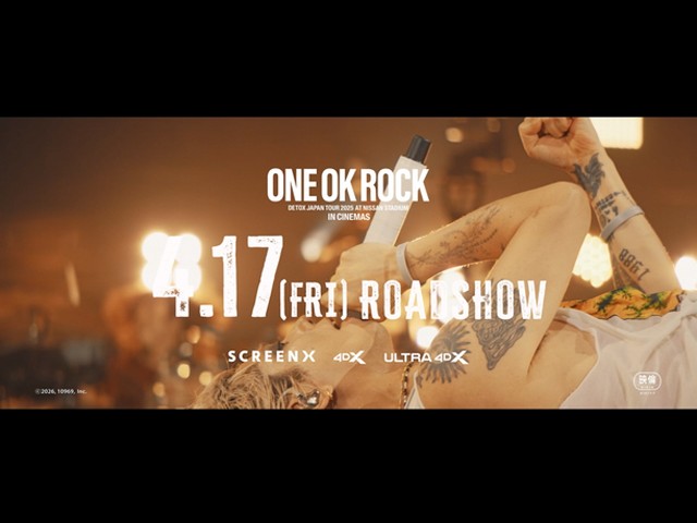 『ONE OK ROCK DETOX JAPAN TOUR AT NISSAN STADIUM 2025 IN CINEMAS』予告編