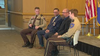 2 new Anoka Co. deputies follow in dads' law enforcement footsteps